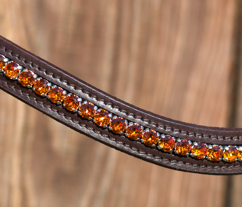 Single-coloured browbands