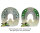 Duplo Heavy Duty Shoe Seitenkappen und Profil Paarpreis (Zwei Duplos)-Extra (grün) - RUND-126 mm