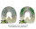 Duplo Heavy Duty Shoe (HDS) Clipped and Profiled Pair Price (Two Duplos)-Extra (green) - OVAL-130 mm