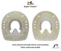 Duplo Classic - without metal inlay // Pair Pair Price (Two Duplos)-Extra / Round / Profiled-122 mm