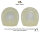 Duplo Classic - without metal inlay // Pair Pair Price (Two Duplos)-Extra / Round / Profiled-122 mm