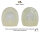 Duplo Classic - without metal inlay // Pair Pair Price (Two Duplos)-Extra / Round / Profiled-122 mm