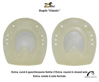 Duplo Classic - reiner Kunststoffbeschlag // Paar Paarpreis (Zwei Duplos)-Extra / OVAL / mit Profil-114 mm