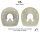 Duplo Classic - reiner Kunststoffbeschlag // Paar Paarpreis (Zwei Duplos)-Extra / OVAL / mit Profil-114 mm