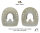 Duplo Classic - without metal inlay // Pair Extra / Oval / Profiled-126 mm-Pair Price (Two Duplos)