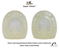 Duplo Classic - reiner Kunststoffbeschlag // Paar Einzelpreis (Einzelner Duplo)-Extra / OVAL / mit Profil-130 mm