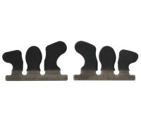 Manchettes à coller Wolf Busch «powered by Duplo» Taille 6 Ferrures Duplo 162-198  mm-Régulier Noir