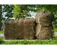 Haynet // Bag with rope Size "S" ( 0m90 x 1m10 with short side opening)-Mesh 60mm / PP 5mm-Black