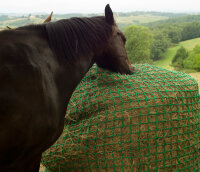 Haynet for Round bales Type 2 Size "M" ( Ø 1m50 + length of sides 2m30)-Mesh 45 mm / PP 5 mm-Green