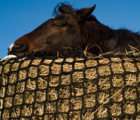 Haynet for Round bales Type 2 Size "M" ( Ø 1m50 + length of sides 2m30)-Mesh 60 mm / PP 5 mm-Green