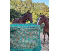 Haynet for Round bales Type 2 Size "XL" ( Ø 1m90 + length of sides 2m80)-Mesh 60 mm / PP 5 mm-Green