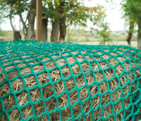 Filet à Foin // Nappe Taille "S" ≙ L 3m00 x l 3m00-Mailles de 45 mm / PPhr 5 mm-Vert