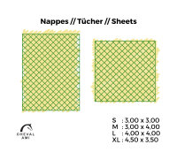Size „L“ // PP 5mm // Mesh 80mm // 4m00 x...