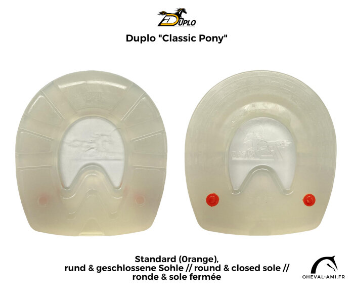 Duplo Classic PONEY // Paire Prix unitaire (Une seule Duplo)-Standard / Ronde-98 mm