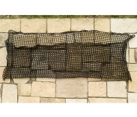 Haynet // Pocket with flap Size "XL" ( 3m00 x 0m90)-Mesh 38mm / PP 5mm-Green