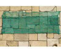 Haynet // Pocket with flap Size "XL" ( 3m00 x 0m90)-Mesh 38mm / PP 5mm-Green