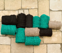 Haynet // Pocket with flap Size "XL" ( 3m00 x 0m90)-Mesh 38mm / PP 5mm-Green