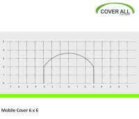 Abri amovible 6m x 6m