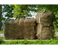 Haynet // Bag with rope Size "M" ( 1m50 x 1m00 with short side opening)-Mesh 38mm / PP 5mm-Black