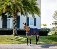 Amigo® Net Cooler Navy/Silver-Back length 115 cm (C-D) / Body length 168 cm 66” (A-B)