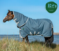 Amigo® AmEco 12 Plus Turnout 0g Teal/Grey-Back length 115 cm (C-D) / Body length 168 cm 66” (A-B)