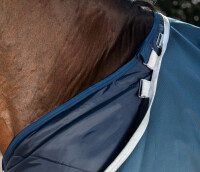 Amigo® AmEco 12 Plus Turnout 0g Teal/Grey-Back length 115 cm (C-D) / Body length 168 cm 66” (A-B)