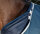 Amigo® Imperméable AmEco 12 Plus Turnout 0 g Bleu sarcelle / Gris-Longueur du dos 155 cm (C-D) / Longueur du corps 206 cm 81” (A-B)
