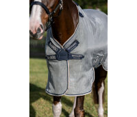 Rambo® Protector Plus Silver/Navy, White & Beige-Back length 145 cm (C-D) / Body length 198 cm 78” (A-B)
