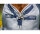 Rambo® Protector Plus Silver/Navy, White & Beige-Back length 145 cm (C-D) / Body length 198 cm 78” (A-B)