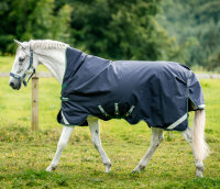 Rambo® Wug 0g Navy/ Jagdgrün & Silber-Rückenlänge 130cm (CD) / Körperlänge 183cm 72" (A-B)