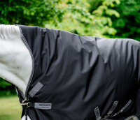 Rambo® Wug 200g Schwarz/ Gewittergrau & Silber-Rückenlänge 115cm (CD) / Körperlänge 168cm 66" (A-B)