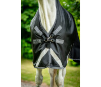 Rambo® Wug 200g Schwarz/ Gewittergrau & Silber-Rückenlänge 115cm (CD) / Körperlänge 168cm 66" (A-B)