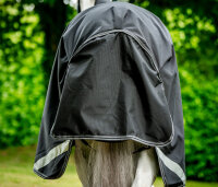 Rambo® Wug 200g Schwarz/ Gewittergrau & Silber-Rückenlänge 115cm (CD) / Körperlänge 168cm 66" (A-B)