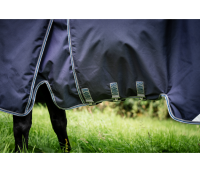 Rambo® Optimo Plus 0g Navy / Gris dorage & Argent-Longueur du dos 130cm (CD) / Longueur du corps 183cm 72" (A-B)