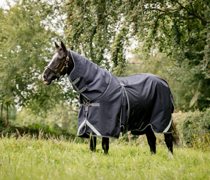 Rambo® Optimo Plus 0g Navy/ Thunderstorm Grey & Silver-Back length 140cm (CD) / Body length 191cm 75" (A-B)