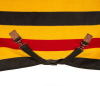 Horseware® Newmarket Fleece Cooler Witney Gold Longueur du dos 165 cm (C-D) / Longueur du corps 221 cm 87” (A-B)