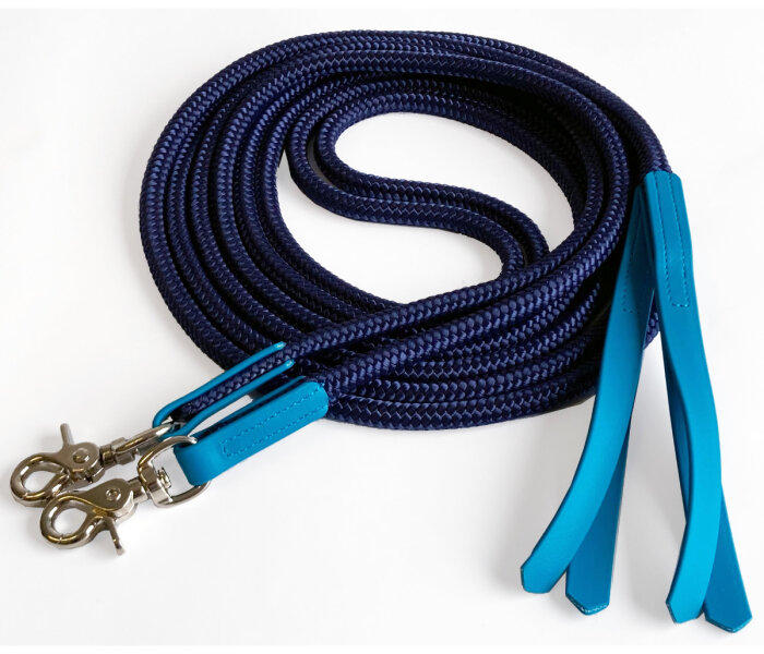Open Western Reins in Rope and Biothane