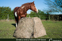 Haynet // Pillow //  PP 5mm // Mesh 45mm Size "S" ( 0m90 x 1m10 with short side opening)-Sand