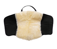 Bareback Lambskin Saddle IBERICA PLUS Shetland Natural /...