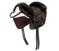 Bareback Lambskin Saddle IBERICA PLUS Shetland Brown /...