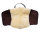 Bareback Lambskin Saddle IBERICA PLUS Shetland Brown / Brown / Natural