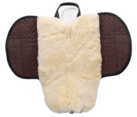 Bareback riding pad PREMIUM PLUS Shetland Brown / Brown / Natural