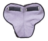 Bareback riding pad PREMIUM PLUS Shetland Brown / Brown / Natural