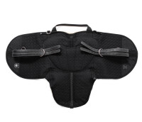 Bareback riding pad PREMIUM PLUS Poney Natural / Black / Natural