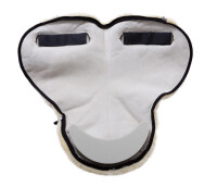 Bareback riding pad PREMIUM PLUS Poney Natural / Black / Natural