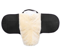 Tapis de monte à cru PREMIUM PLUS Cheval de selle Naturel / Noir / Naturel