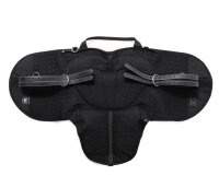 Tapis de monte à cru PREMIUM PLUS Cheval de selle Naturel / Noir / Naturel