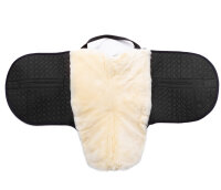 Bareback riding pad PREMIUM PLUS Warmblood Natural / Black / Natural