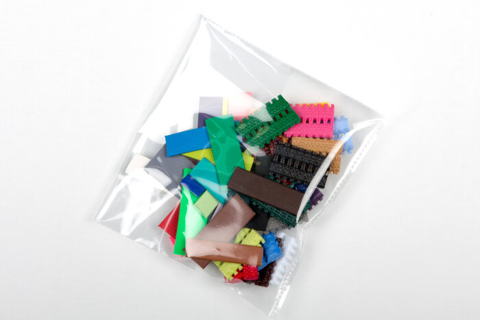 Bag full of colors for Equizaum® and Equitrense® Fabric samples