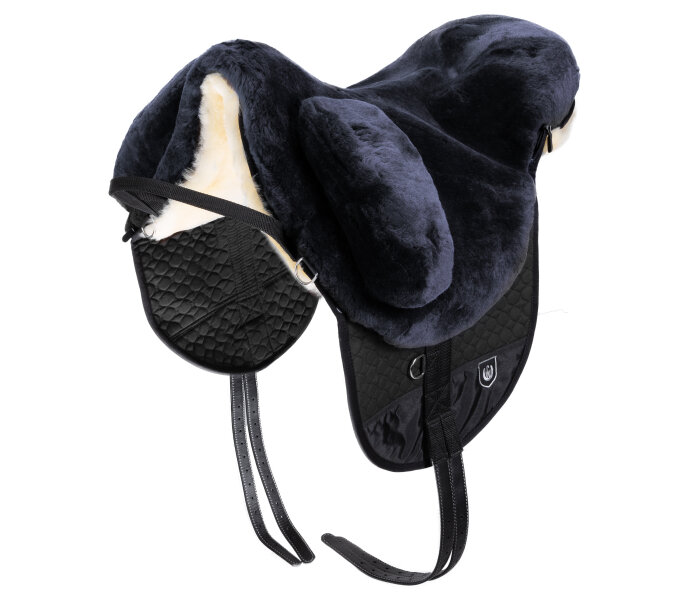 Fellsattel PREMIUM PLUS XH Pony Anthrazit / Schwarz / Natur